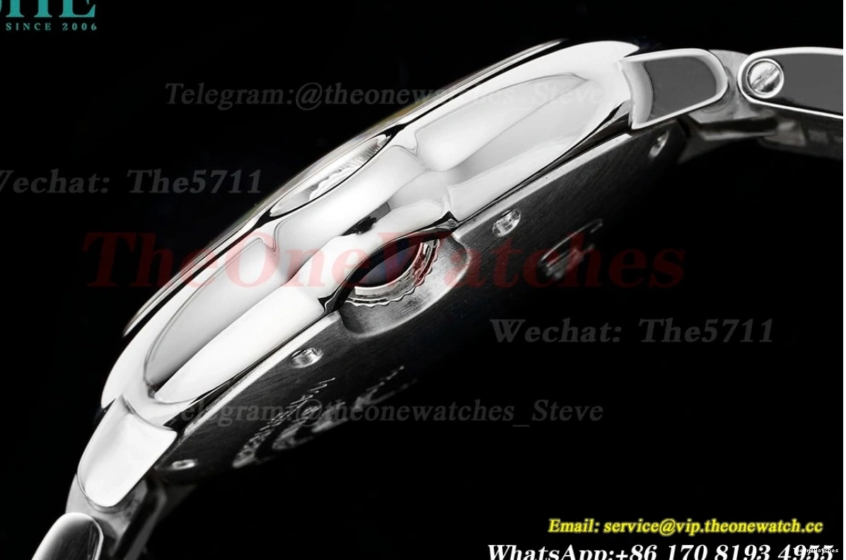 Quartz Cartier 33mm SS Ballon White SS AF Bleu De Dia 0214